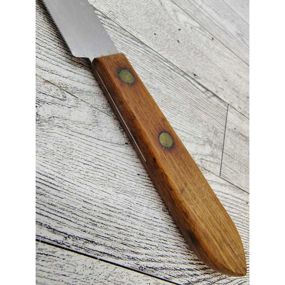 Vintage Cerny Parts‎ Nebraska Advert Promo Utility Knife Saw Blade Wood Handle
